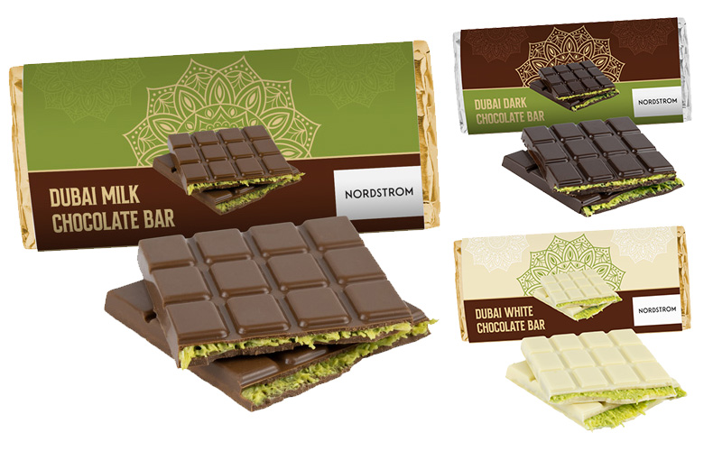 Dubai Belgian Milk Chocolate bars